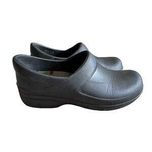 Crocs Black Womens Size 7 Dual Comfort Neria Pro II Work Clog Slip On